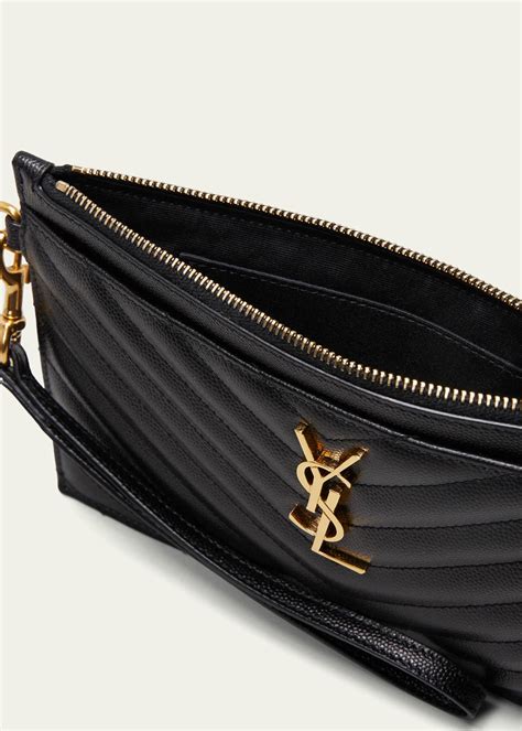 ysl wristlet large|yves saint laurent wristlet.